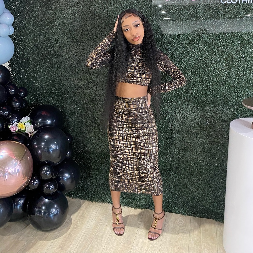 Custom made two piece